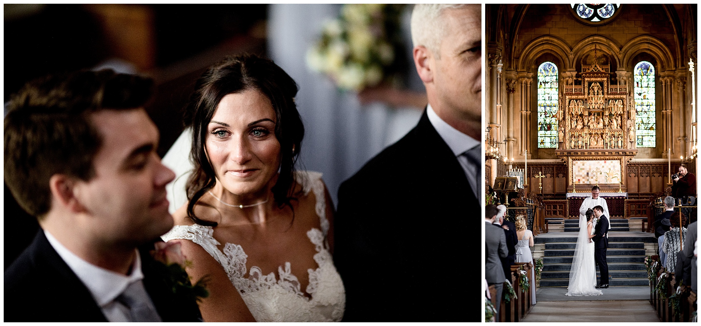 bride crying at woburn abbey wedding