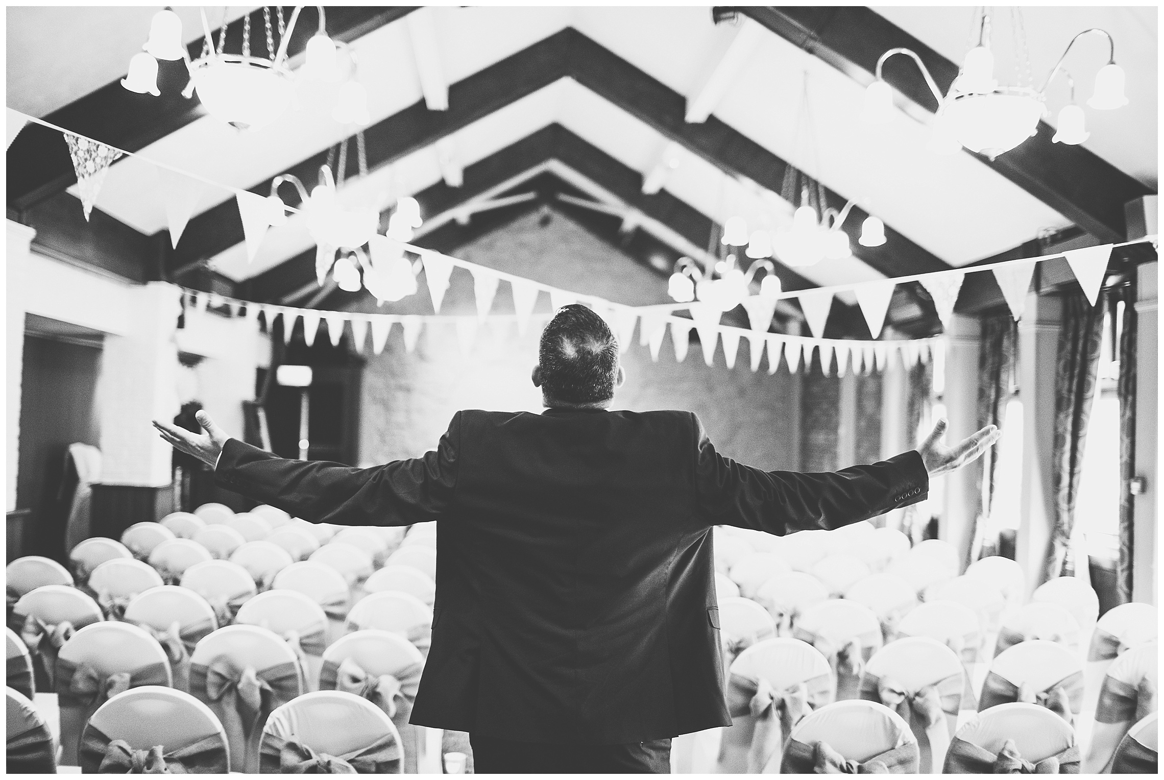 groom is ready at cock hotel