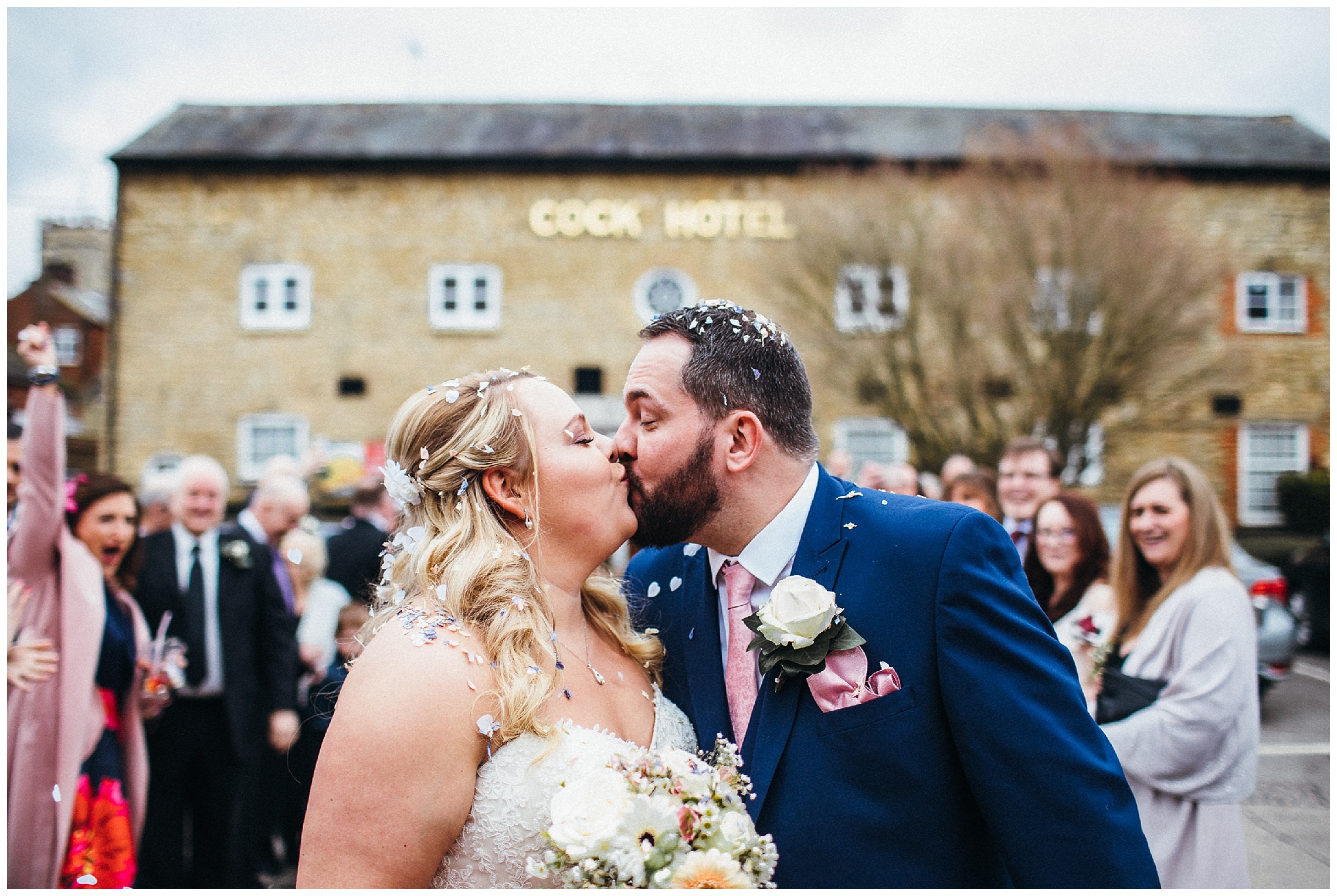 confetti done at the cock hotel