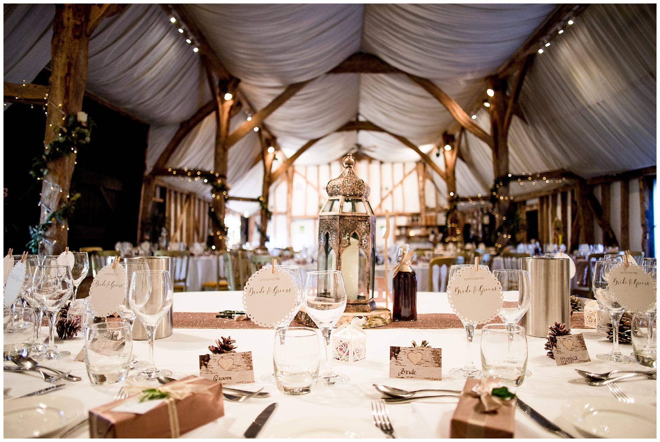 winter wedding details at south farm