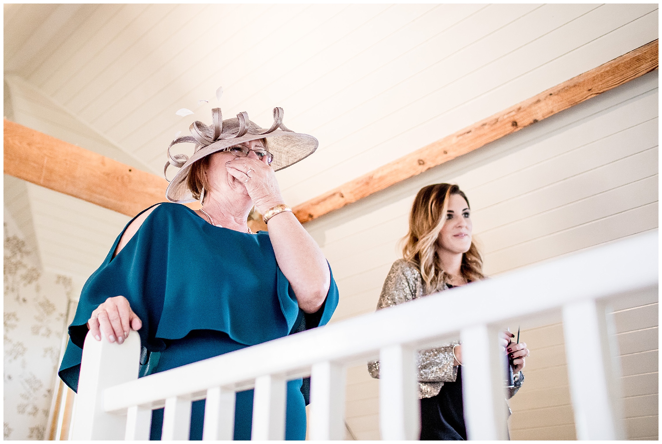 mum shocked as she see's bride ready to get married