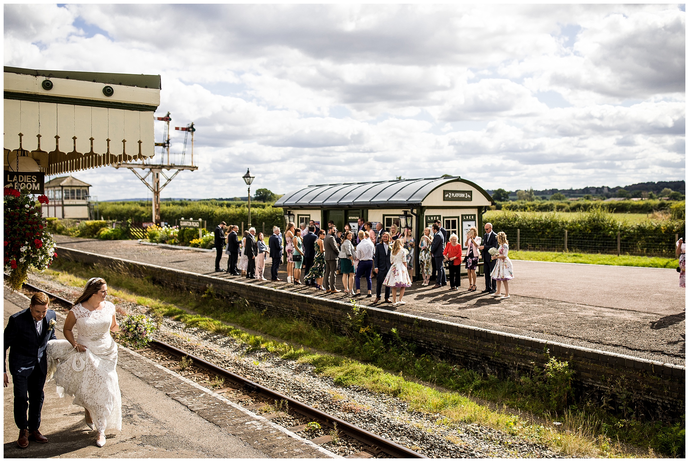 abandoned platform at bucks railway centre