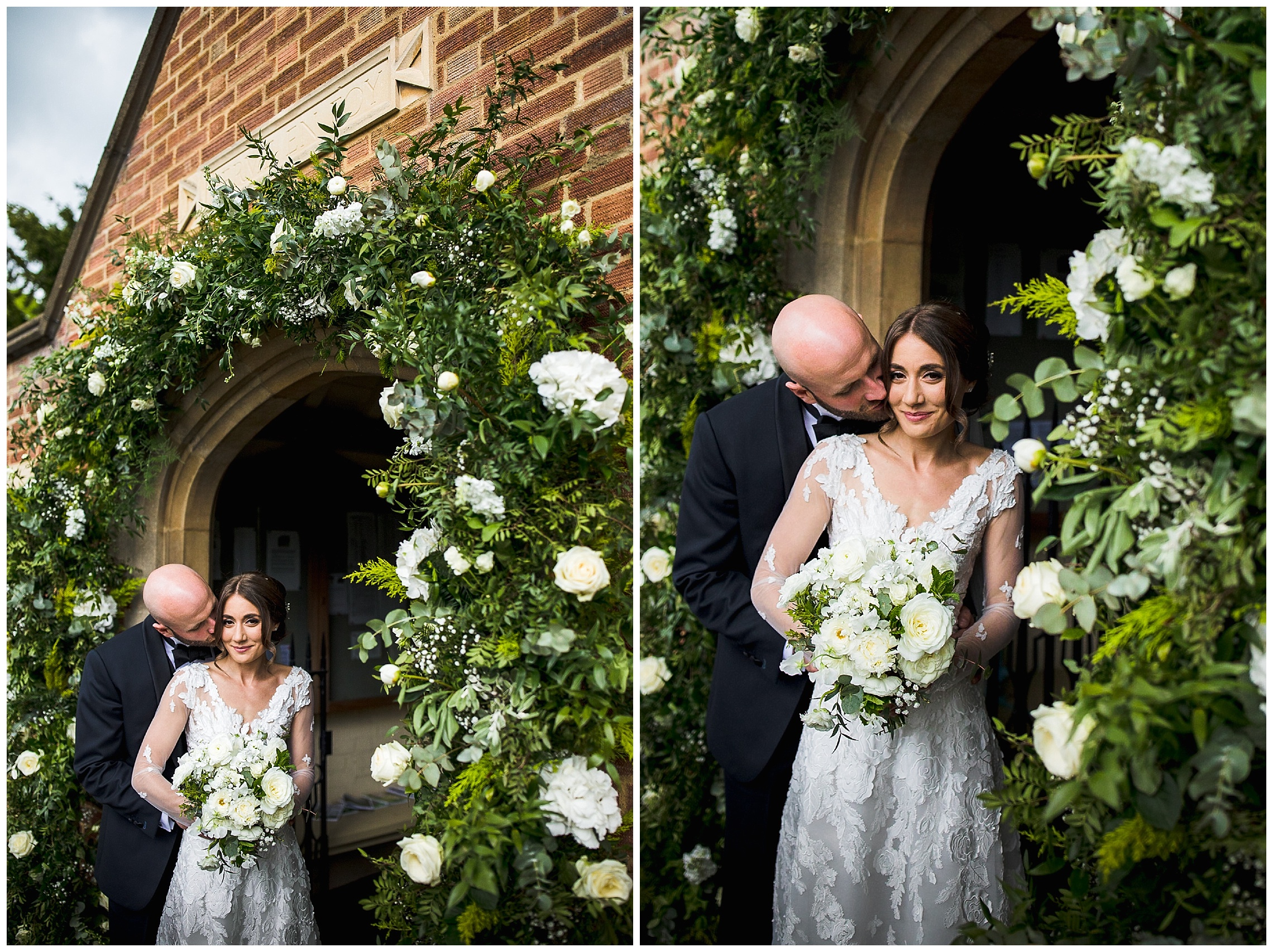 wild orchid white and green wedding flowers