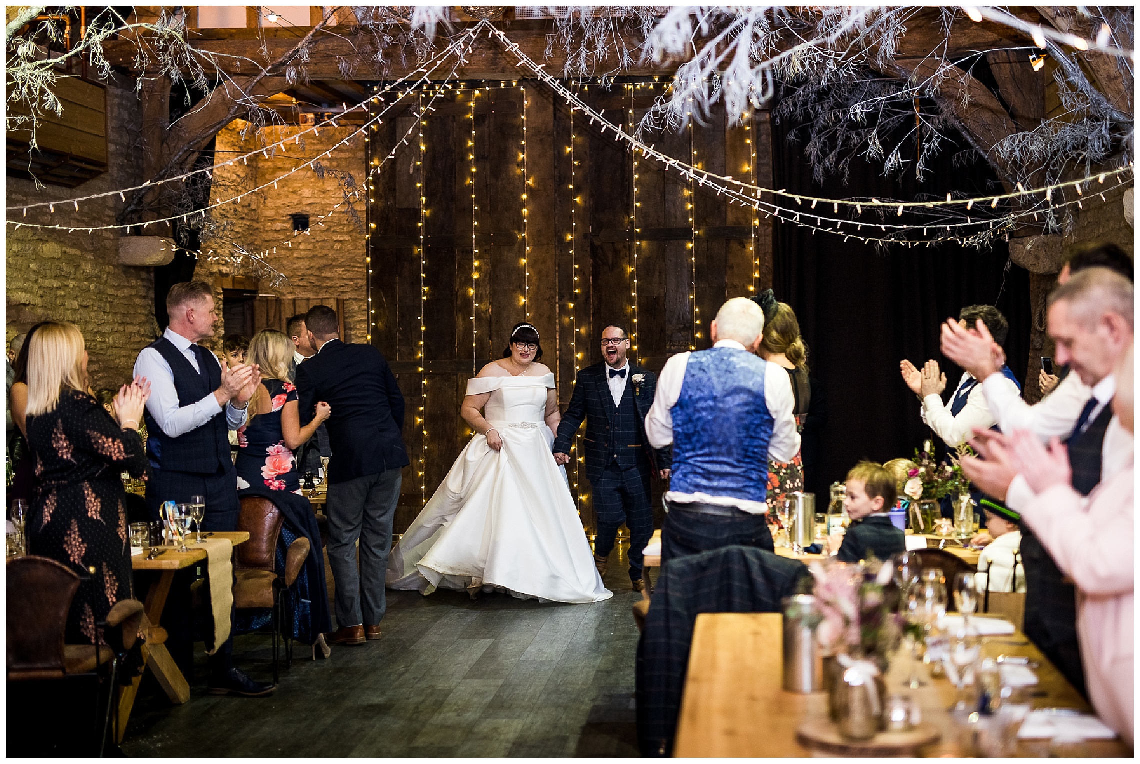 bride and groom at tythe barn in launton