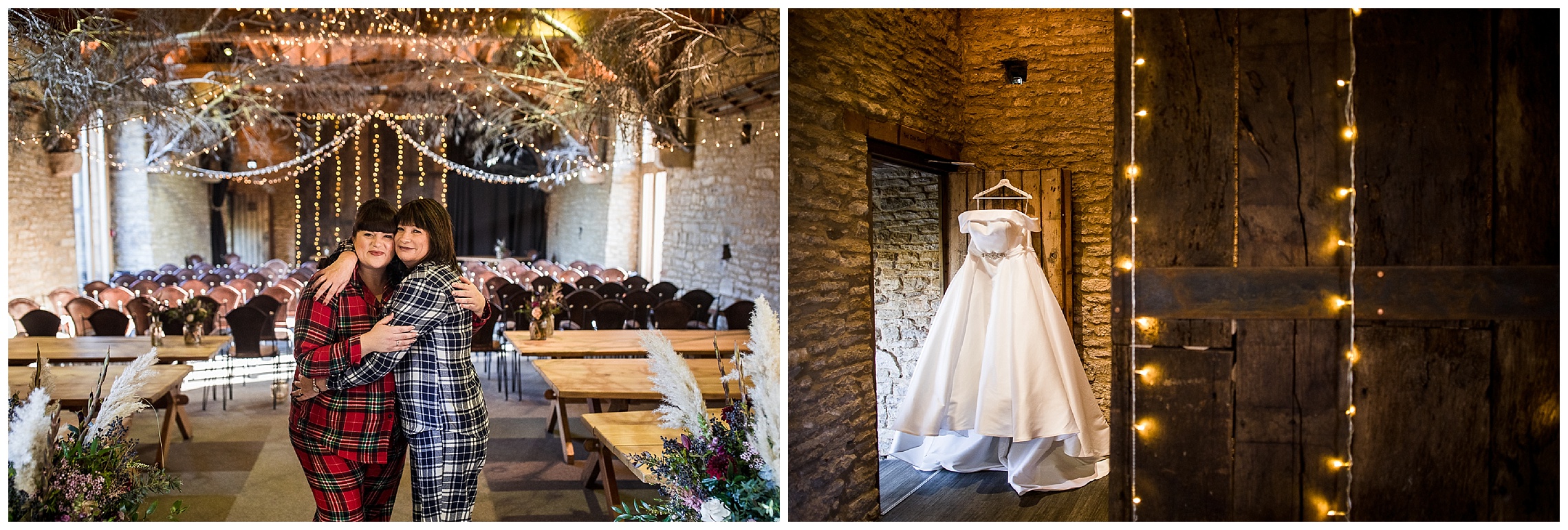 wedding details in tythe barn in launton