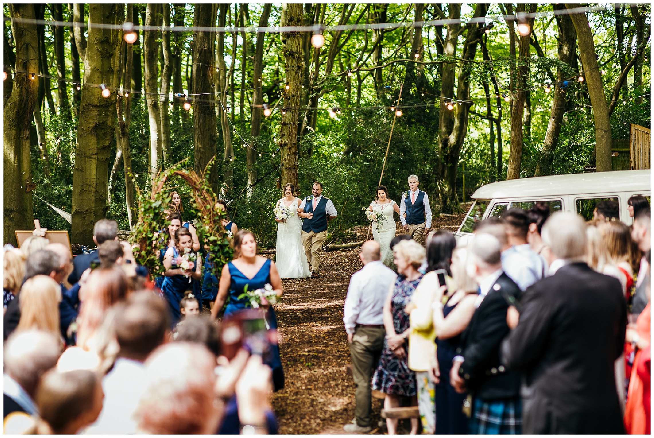 lilas wood outdoor ceremony area