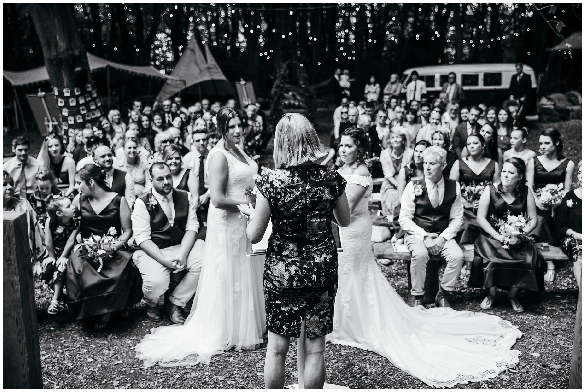 humanist led wedding outdoors at woodland weddings