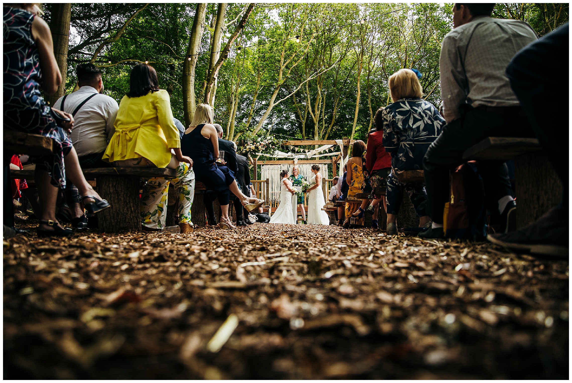 brides getting married at lilas wood