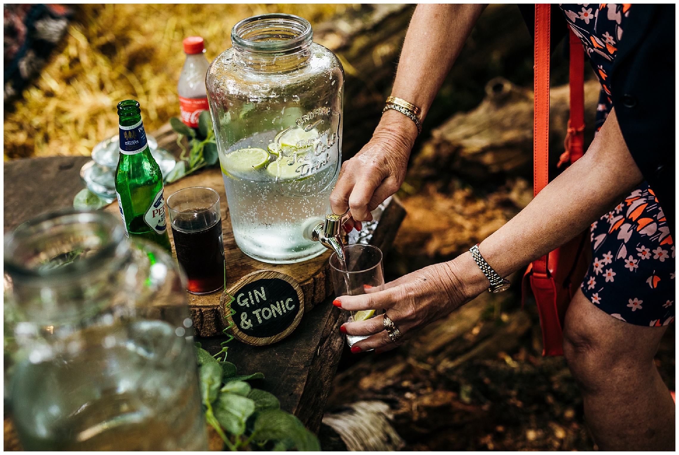 outdoor gin and tonic bar