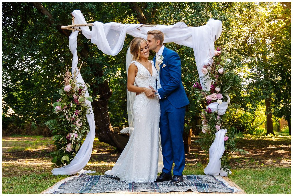 outdoor woodland wedding