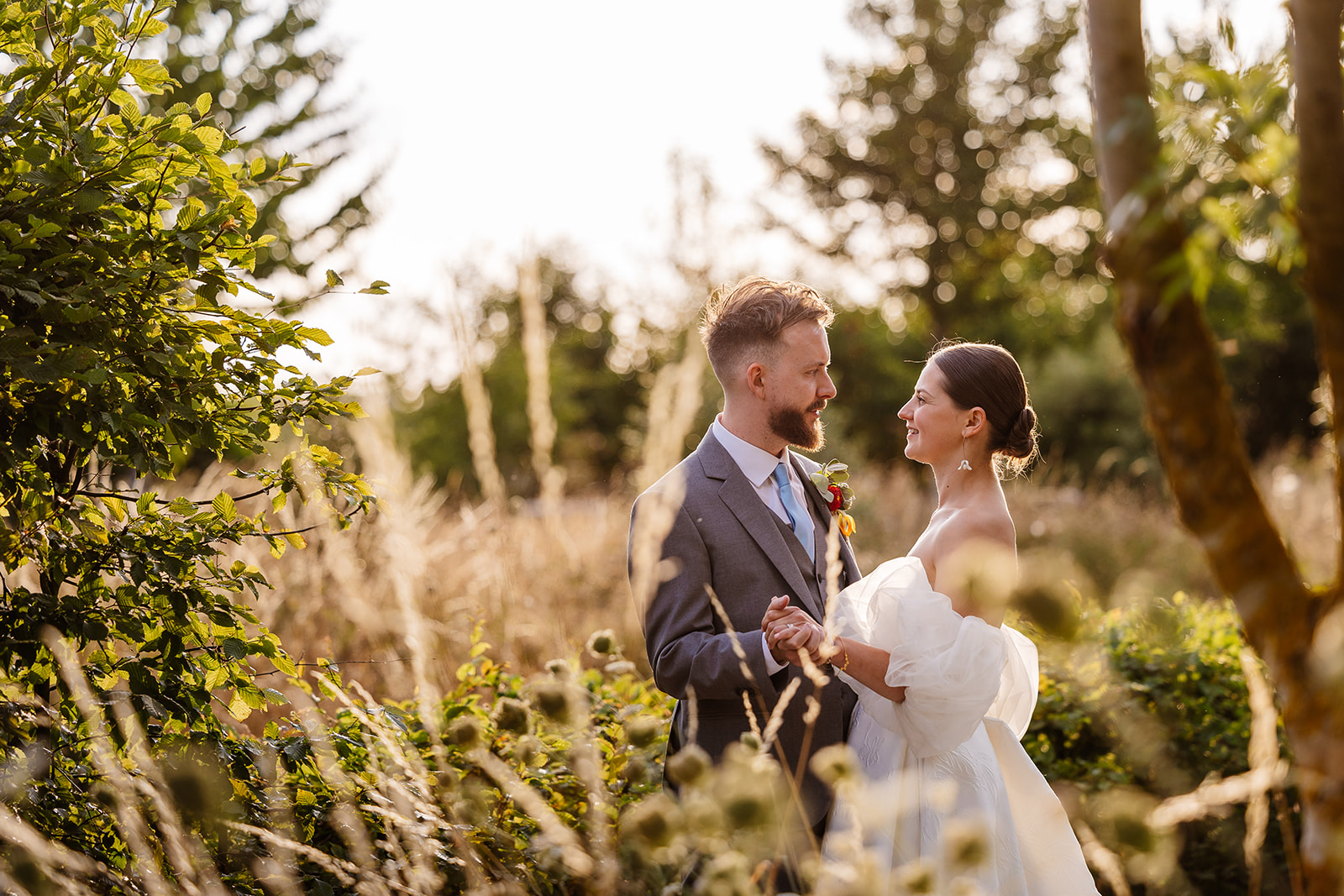 Couple in field 